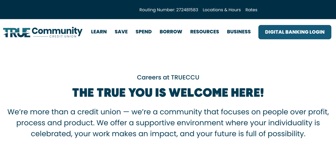 TRUE Community Credit Union